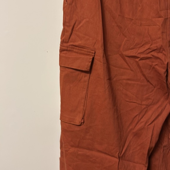 Rue 21 carpe pants rust colour brass tone buttons size XL new with tags attached - Picture 6 of 7